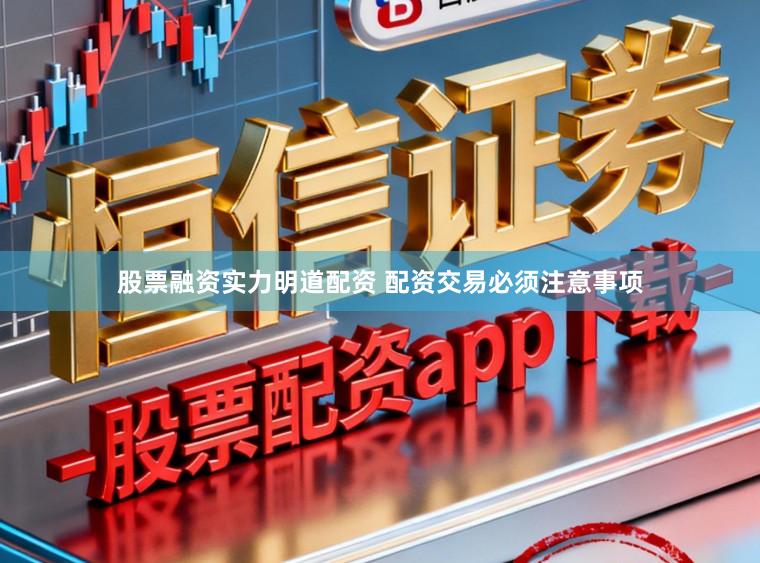 股票融资实力明道配资 配资交易必须注意事项